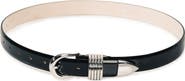 Déhanche Hollyhock Patent Leather Belt