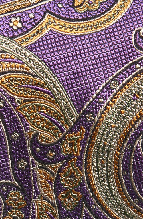 Nordstrom Paisley Silk Tie In Purple
