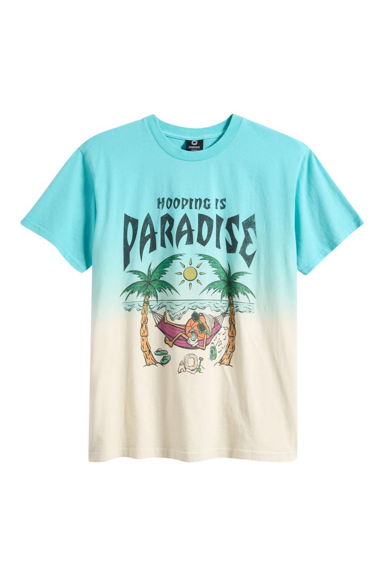 Daybreak Dip Dye Cotton Graphic T-Shirt, Alternate, color, BLUE