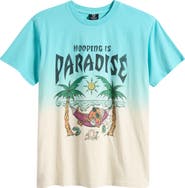 OVERTIME Daybreak Dip Dye Cotton Graphic T-Shirt