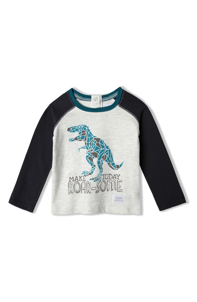 art & eden Mini Dino Organic Cotton T-Shirt, Main, color, 