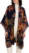 SAACHI Midnight Maple Floral Ruana