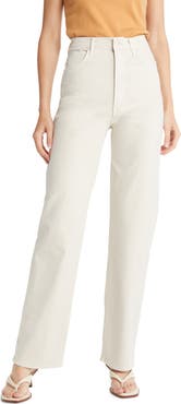 MOTHER Tunnel Vision Sneak Super High Waist Loose Fit Jeans