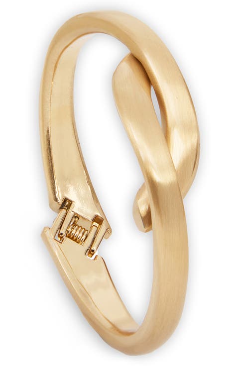 Modern Knot Bangle Bracelet