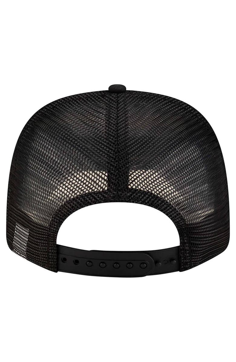 New Era Men's New Era  Black Inter Miami CF Labeled 9SEVENTY Trucker Stretch-Snap Adjustable Hat, Alternate, color, 