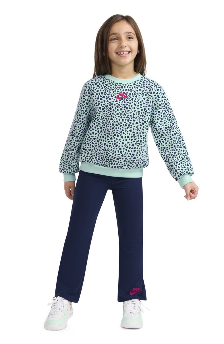 Nike Kids' Wild Warmth Sweatshirt & Leggings Set, Alternate, color, Midnight Navy