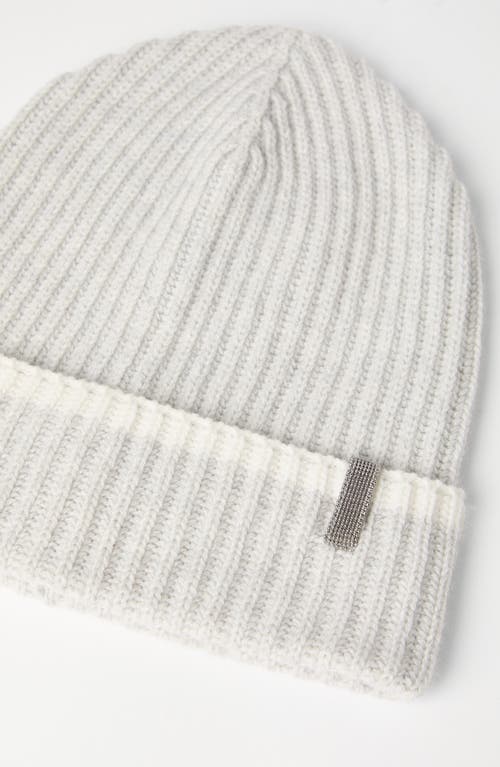 Brunello Cucinelli Knit Beanie In Fog