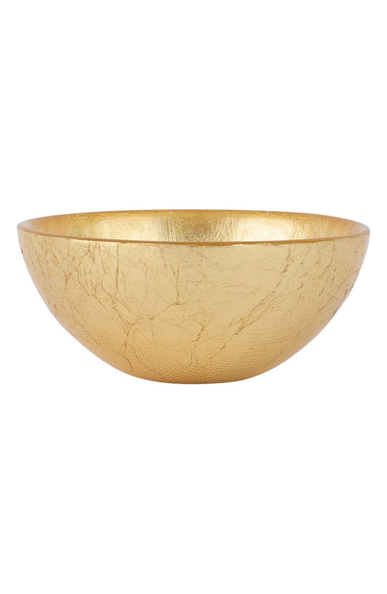VIETRI Moon Glass Dipping Bowl, Main, color, Gold