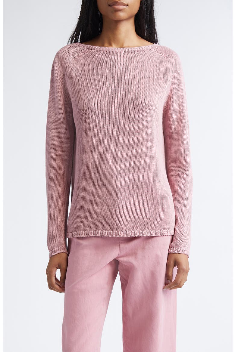 Giolino Linen Sweater, Main, color, ANTIQUE ROSE