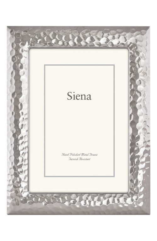 Siena Hammered 8 X 10-inch Picture Frame In Silver