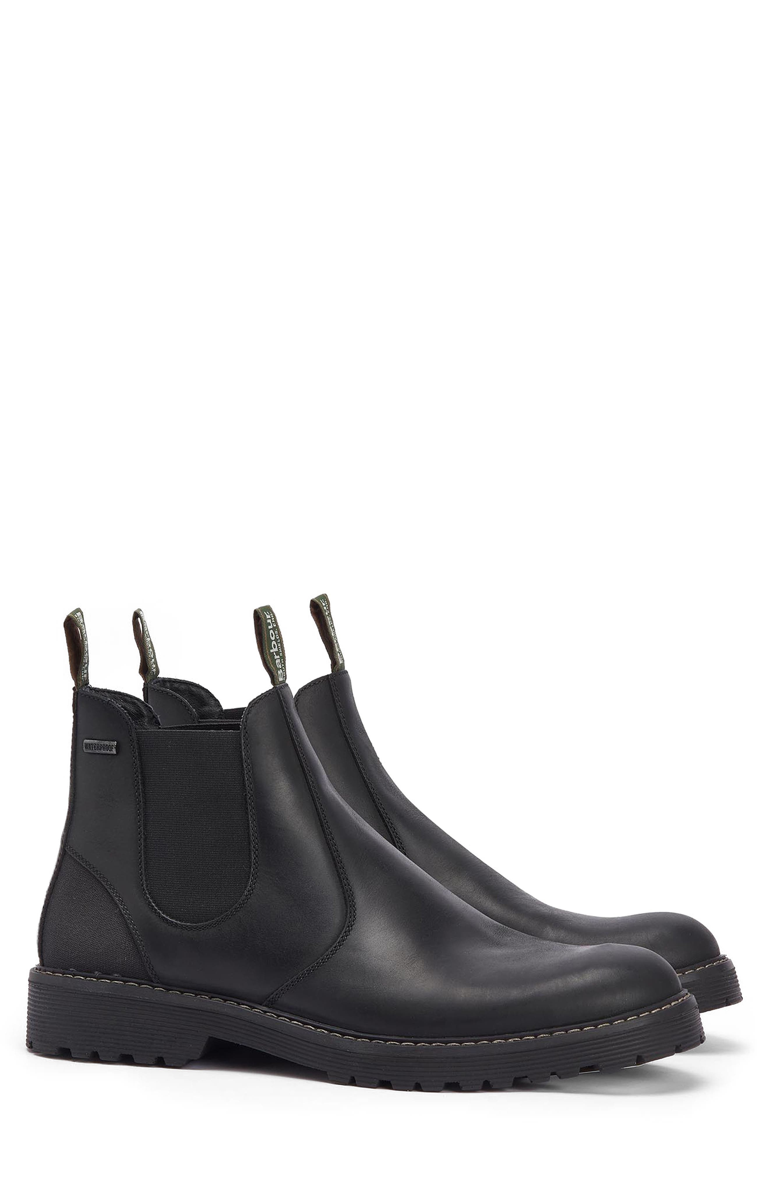 Barbour Patton Waterproof Chelsea Boot, Main, color, 