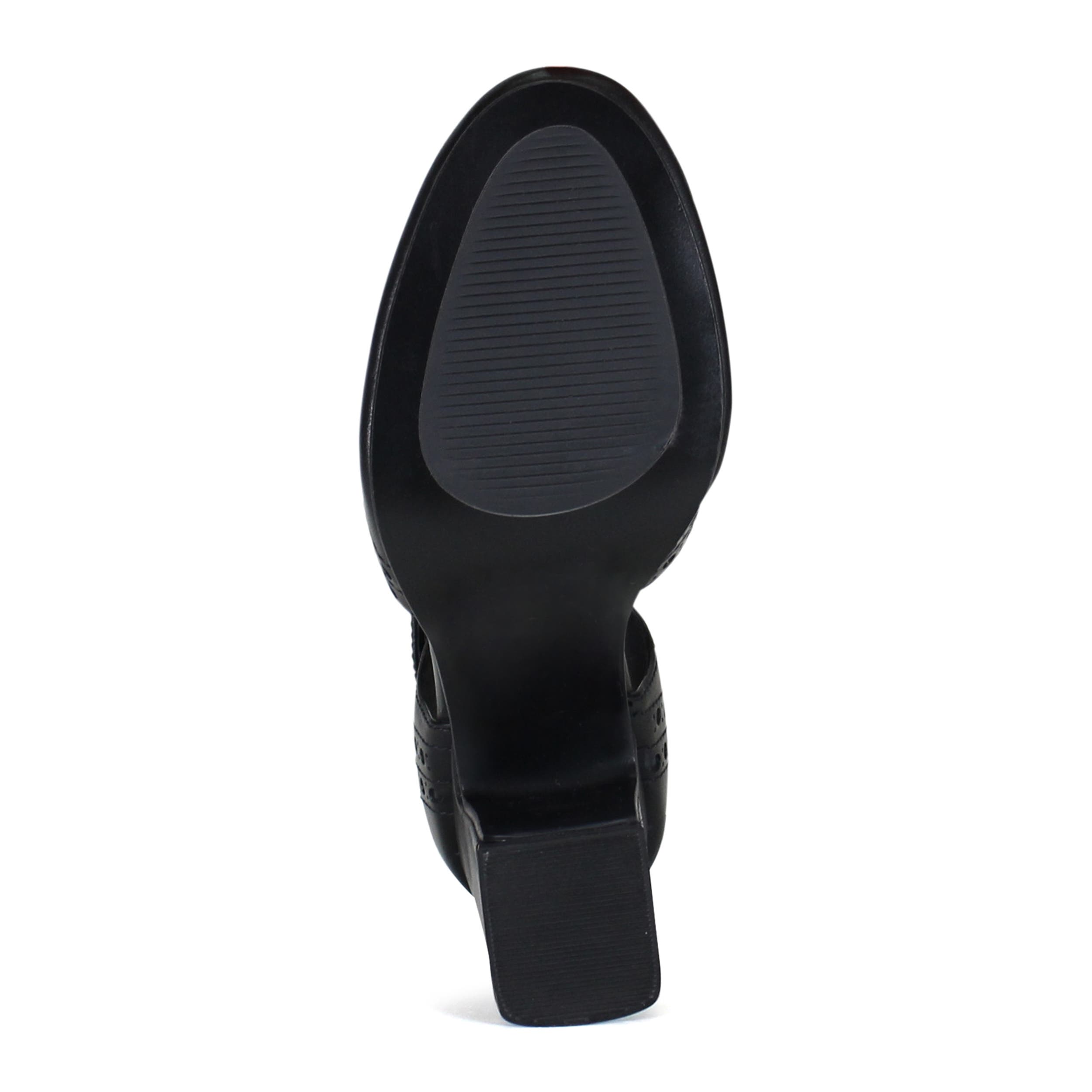 Diba True JUKE BOX Leather T Strap Mary Jane Heel, Alternate, color, Black