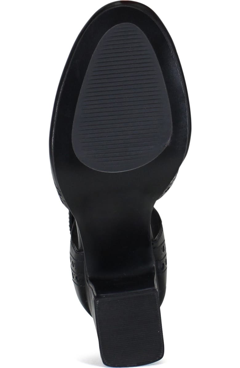 Diba True JUKE BOX Leather T Strap Mary Jane Heel, Alternate, color, Black