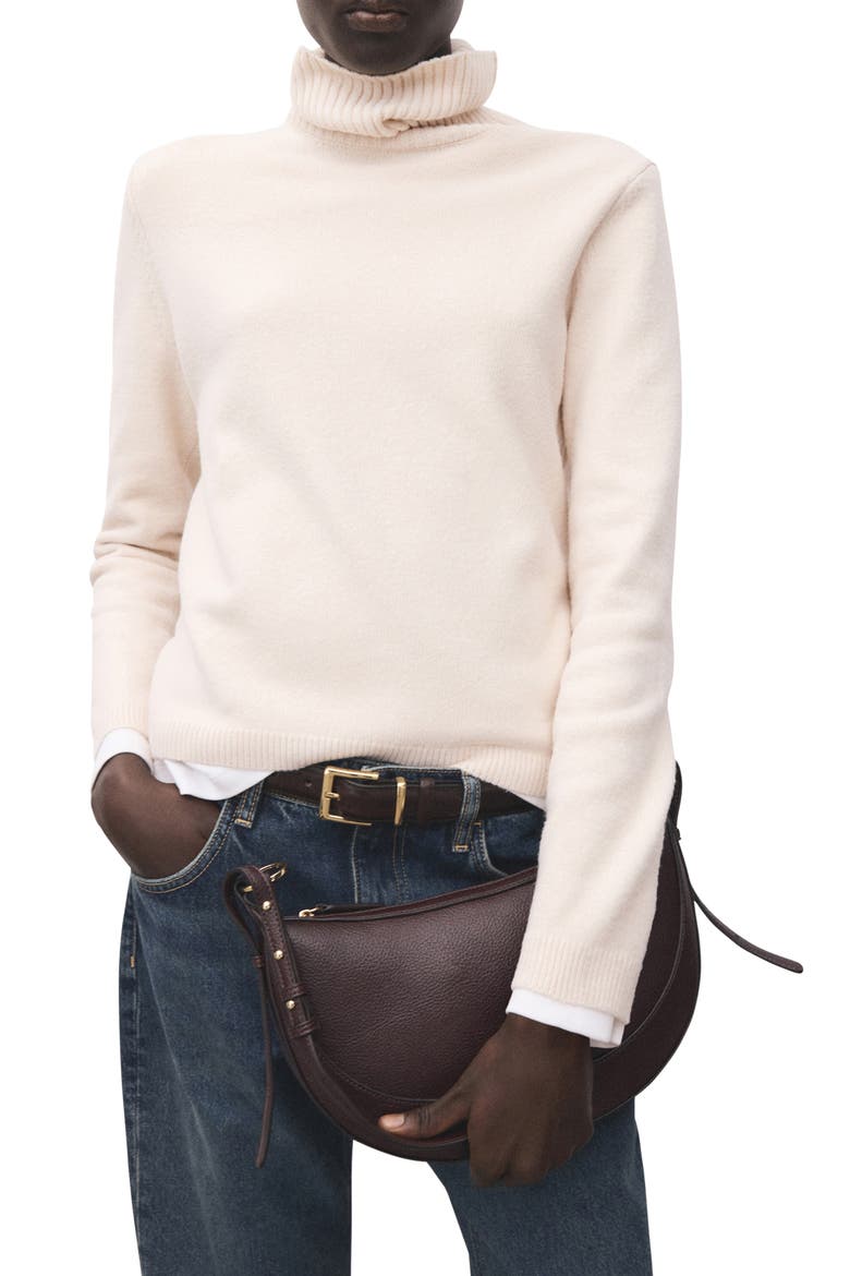 Turtleneck Sweater, Main, color, ECRU