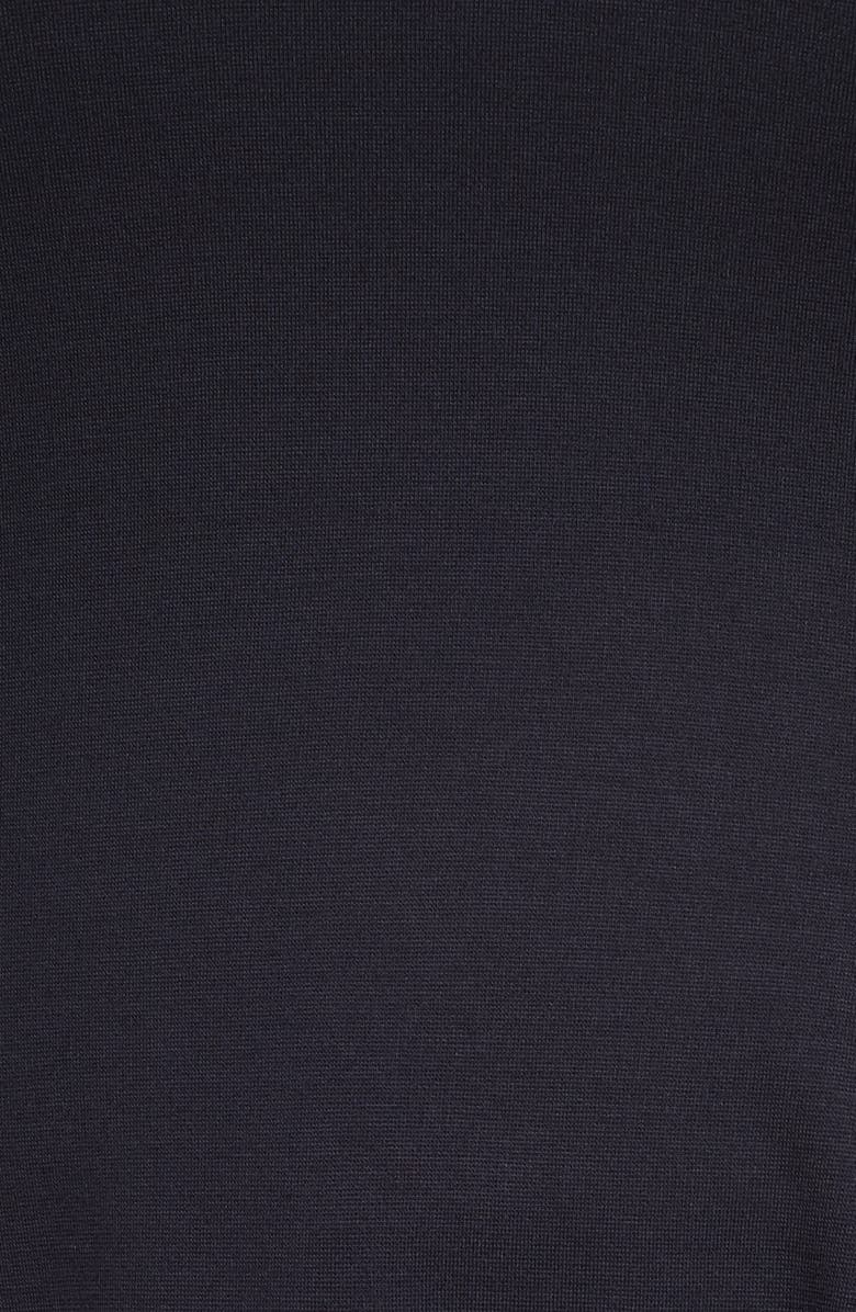 LOST INK Drape Side Mixed Media Top, Alternate, color,