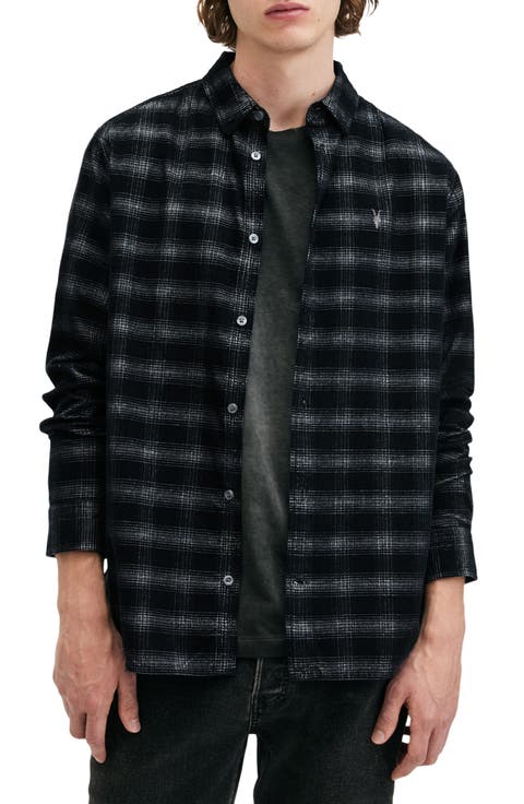 Kink Plaid Button-Up Shirt