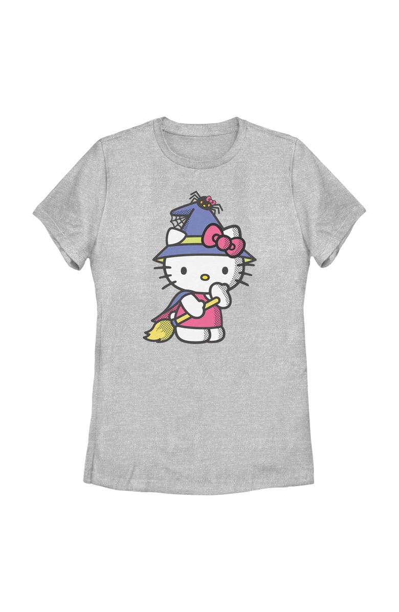 Hello Kitty Women's Hello Kitty Halloween Party Costume Graphic T-Shirt, Main, color, Athletic Heather