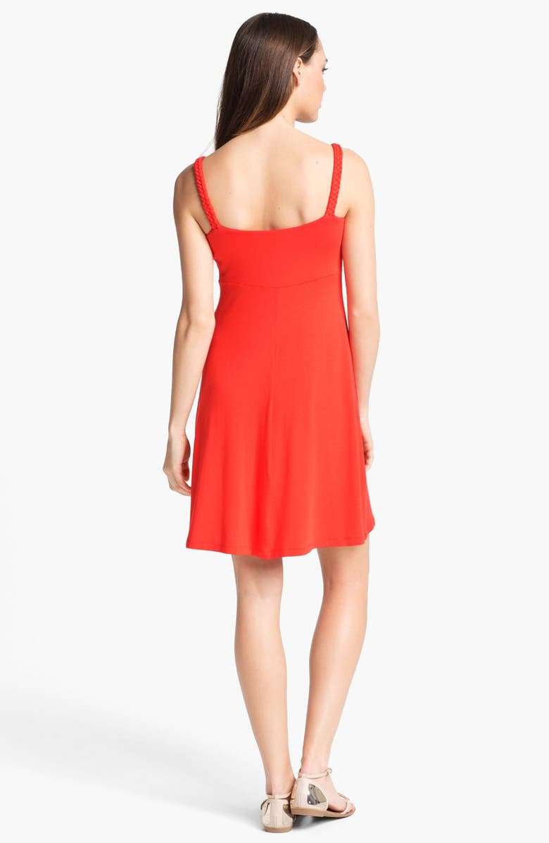 Calvin Klein Sleeveless A-Line Dress, Alternate, color, 