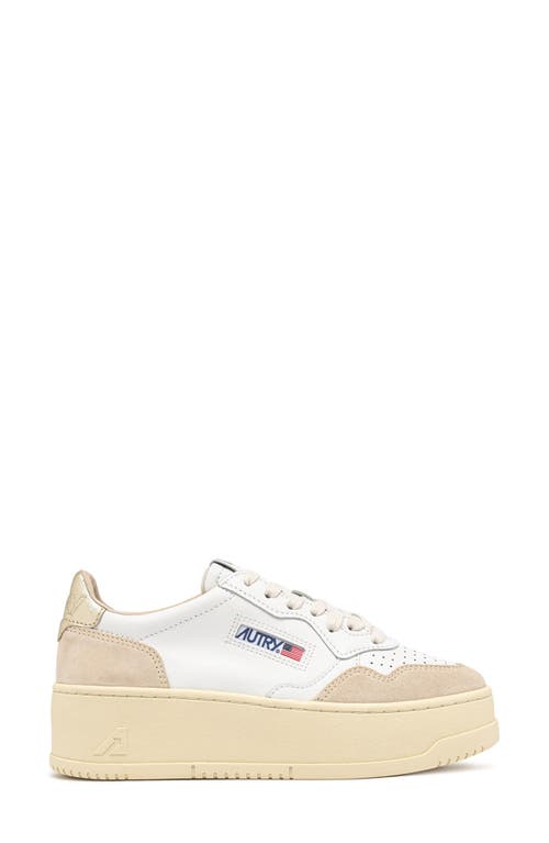 Autry Platform Sneaker In White