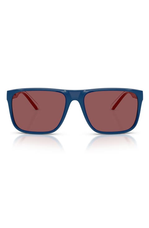 59mm Square Sunglasses