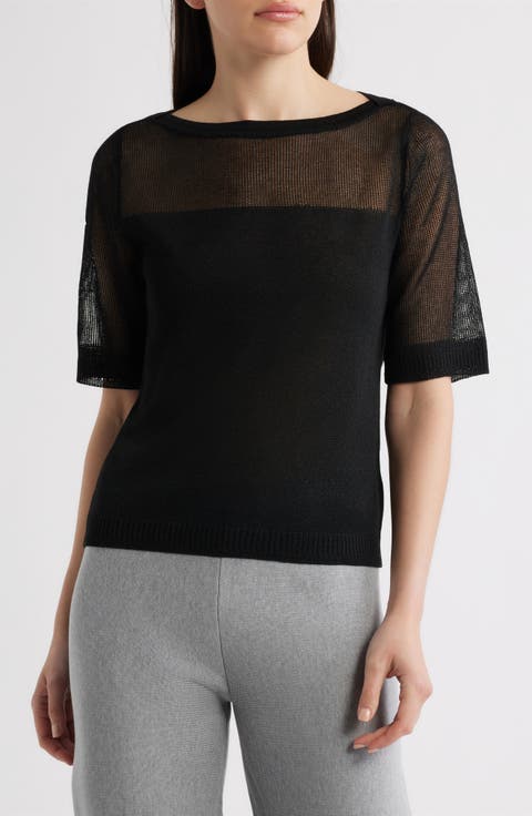 Romi Elbow Sleeve Knit Top
