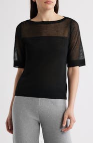 KOBI HALPERIN Romi Elbow Sleeve Knit Top