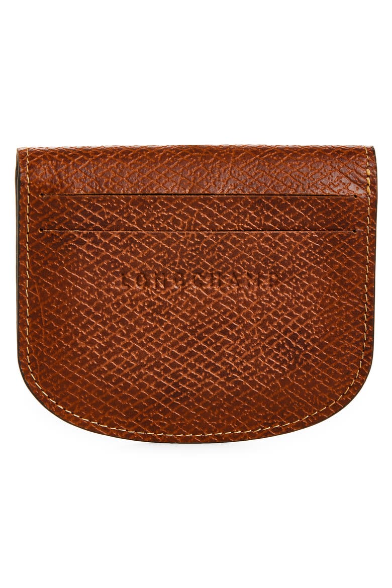 Epure Leather Card Case, Alternate, color, BROWN