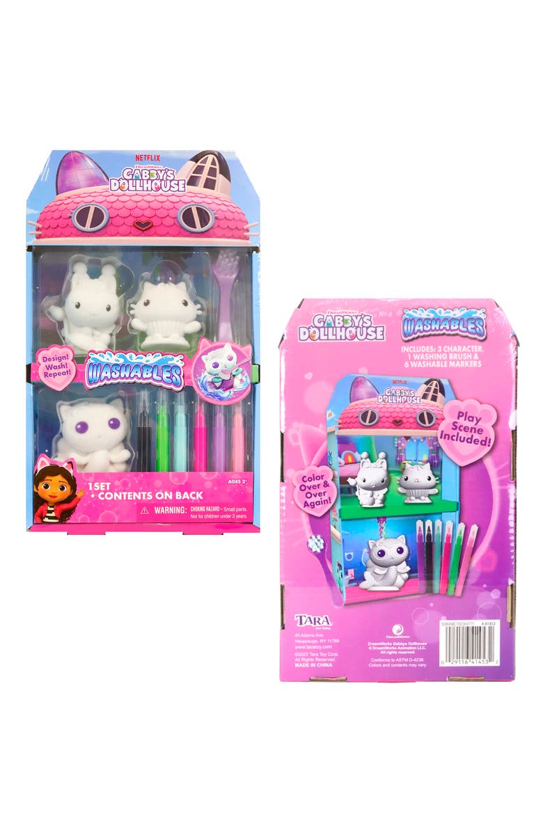Gabby's Dollhouse Tara Toys Gabby's Dollhouse Washables Kit, Ages 3+, Alternate, color, 