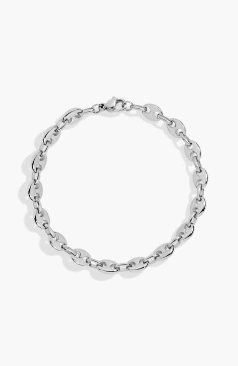 Puffed Mariner Chain Bracelet