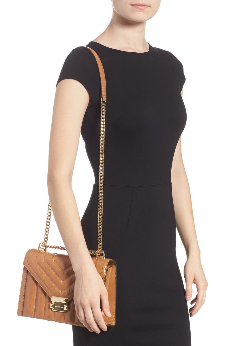 MICHAEL Michael Kors Large Quilted Leather Shoulder Bag, Alternate, color,