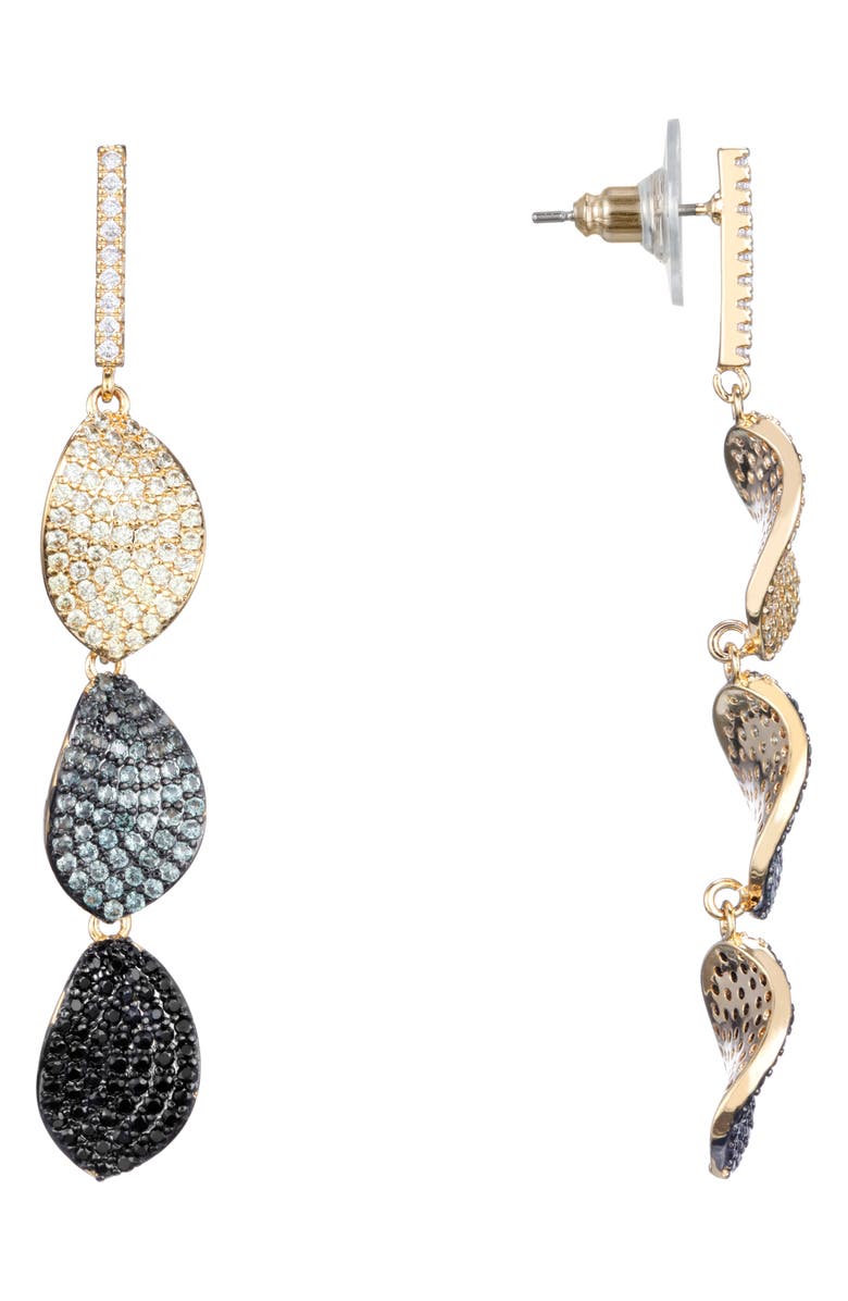 Nina Linear Petal Drop Earrings, Main, color, 