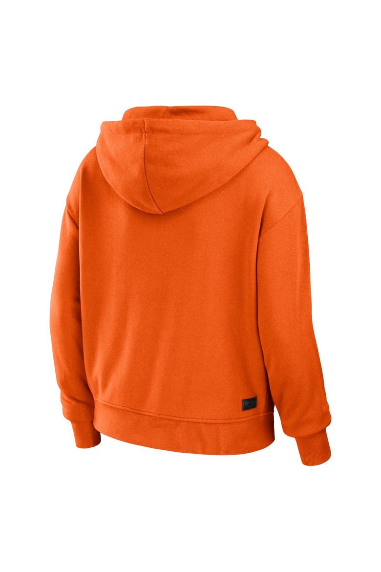 Women's WEAR by Erin Andrews Orange Clemson Tigers Colorblock Full-Zip Hoodie Jacket, Alternate, color, Orange