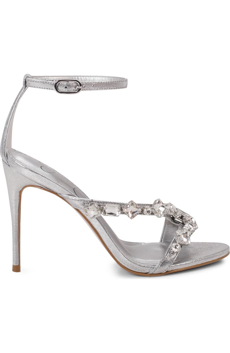 Jessica Simpson Raela Ankle Strap Sandal, Alternate, color, Silver