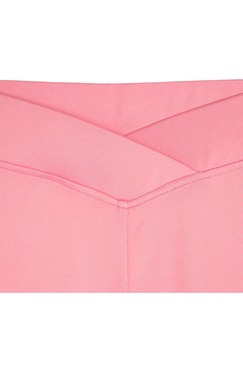 PUMA Kids' Bow Society Flare Leg Pants, Alternate, color, Pink/ Green