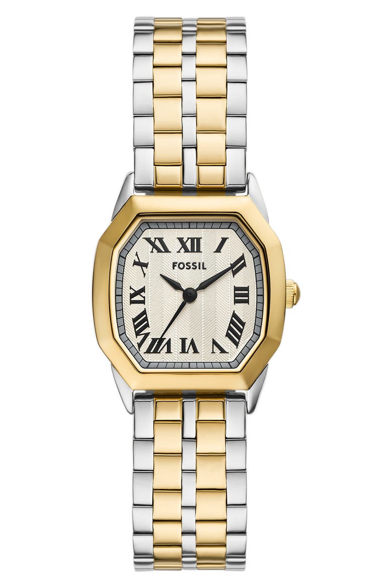 Harlow Bracelet Watch, 27mm, Main, color, TWO TONE