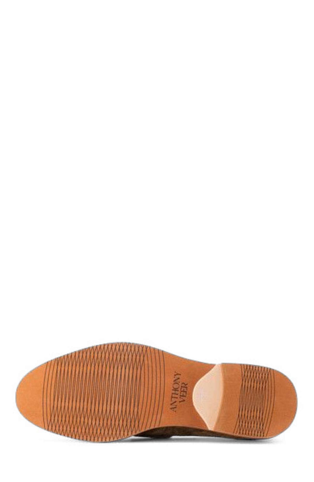 Brighton Penny Loafer, Alternate, color, Olive Suede
