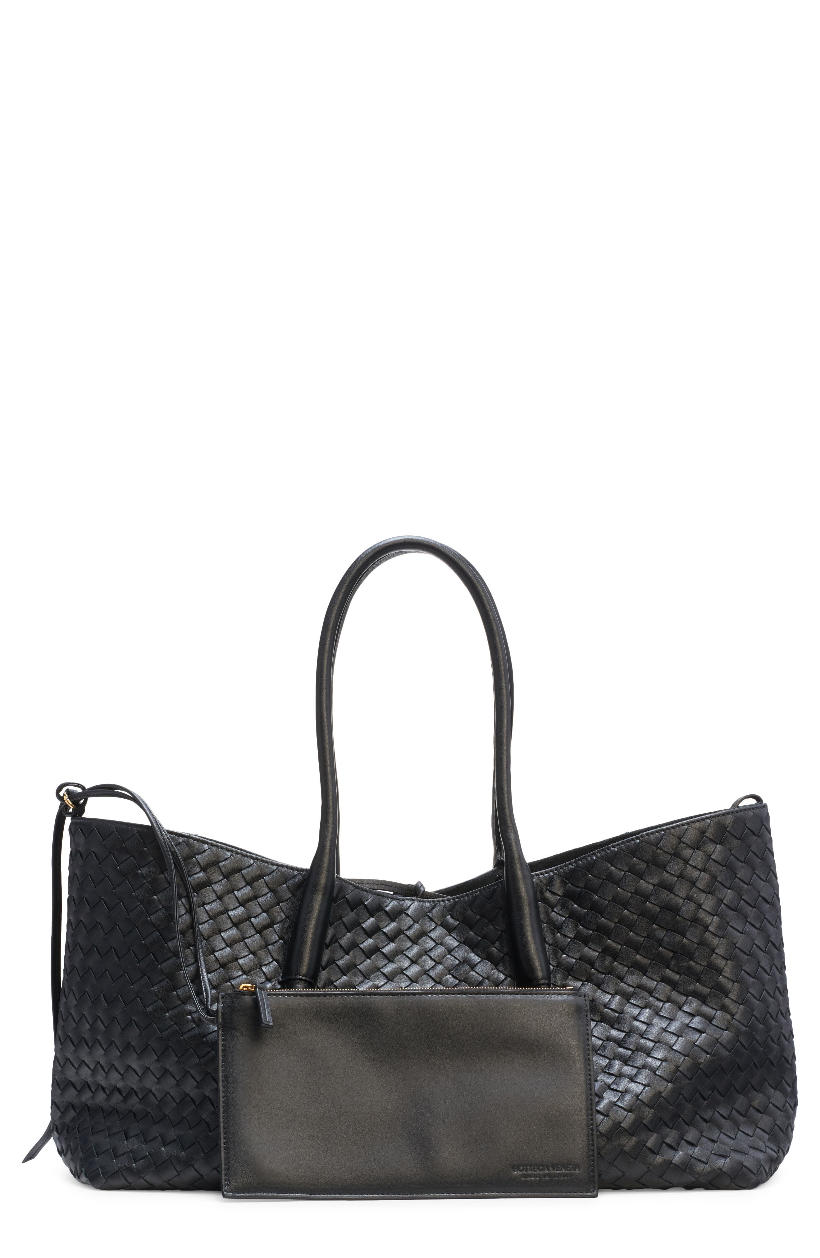 Bottega Veneta Leather & Suede Reversible Tote, Main, color, 
