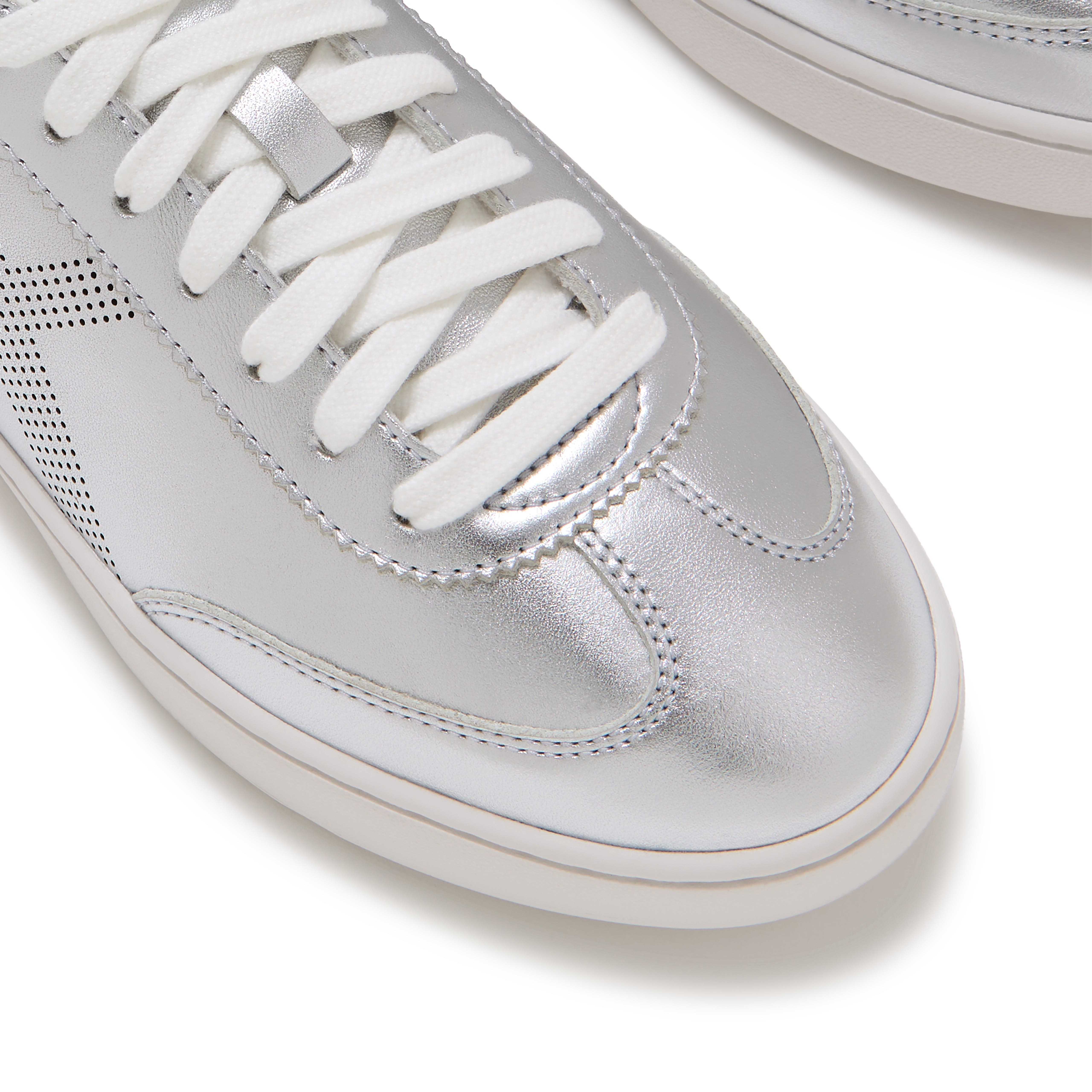 The Dash FF Metallic T-Toe Sneakers, Alternate, color, Silver