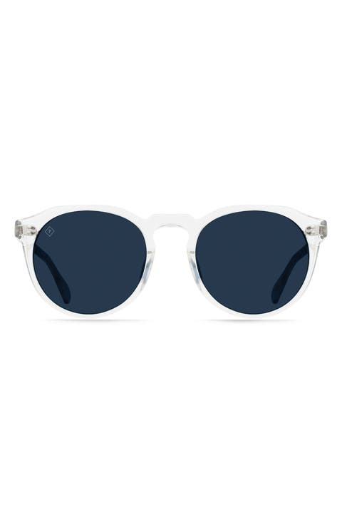 Remmy 49mm Polarized Round Sunglasses