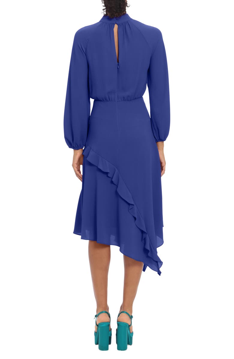 DONNA MORGAN FOR MAGGY Ruffle Long Sleeve Midi Dress, Alternate, color,