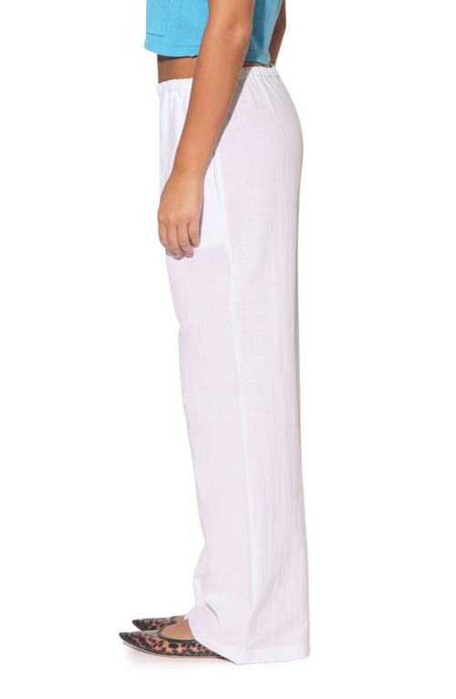 WALTER BAKER WALTER BAKER SUSAN LINEN & COTTON PULL-ON PANTS