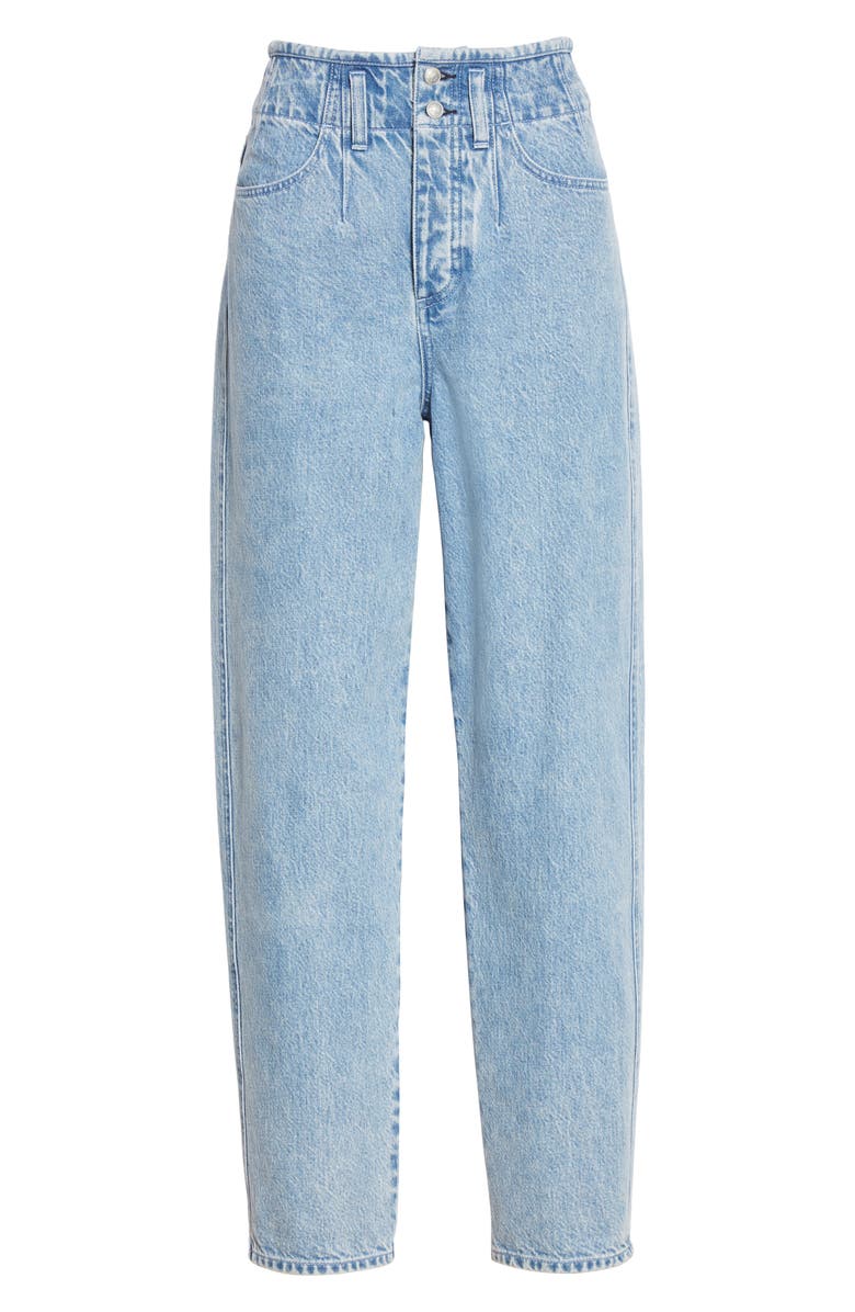 rag & bone Darted '90s Ultra High Waist Tapered Jeans, Alternate, color, 