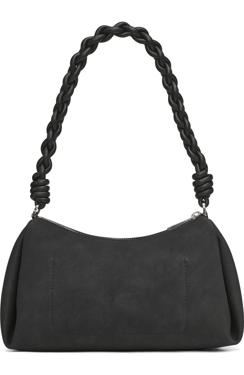 DKNY Remy Top-Zip Shoulder Bag, Alternate, color, Black/Silver