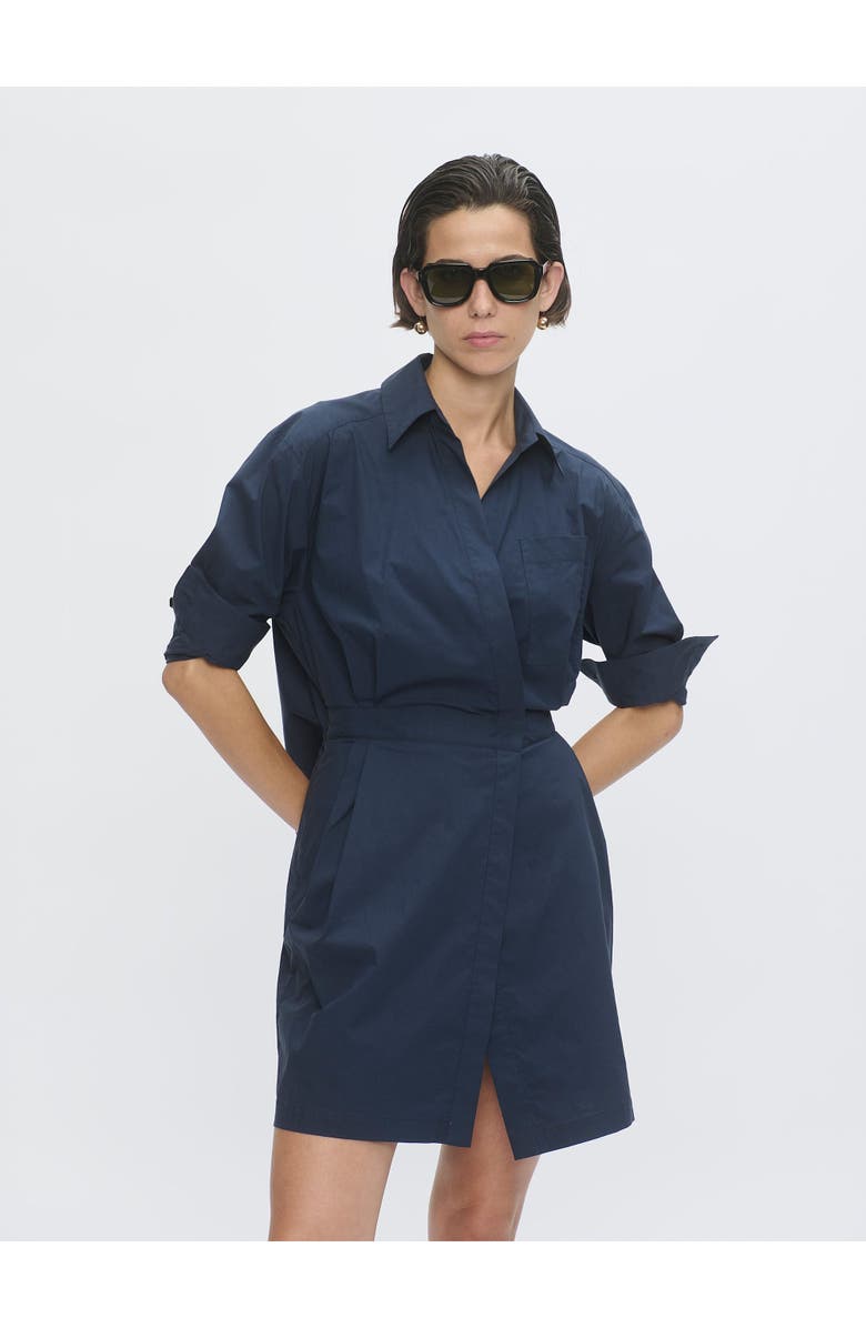 Callas Milano Jaxina Wrap shirt dress, Alternate, color, 