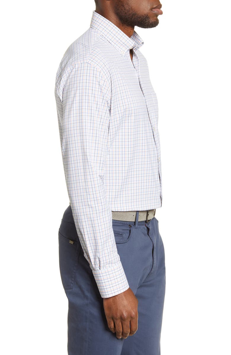 Peter Millar Plaid Perfomance Woven Shirt, Alternate, color,