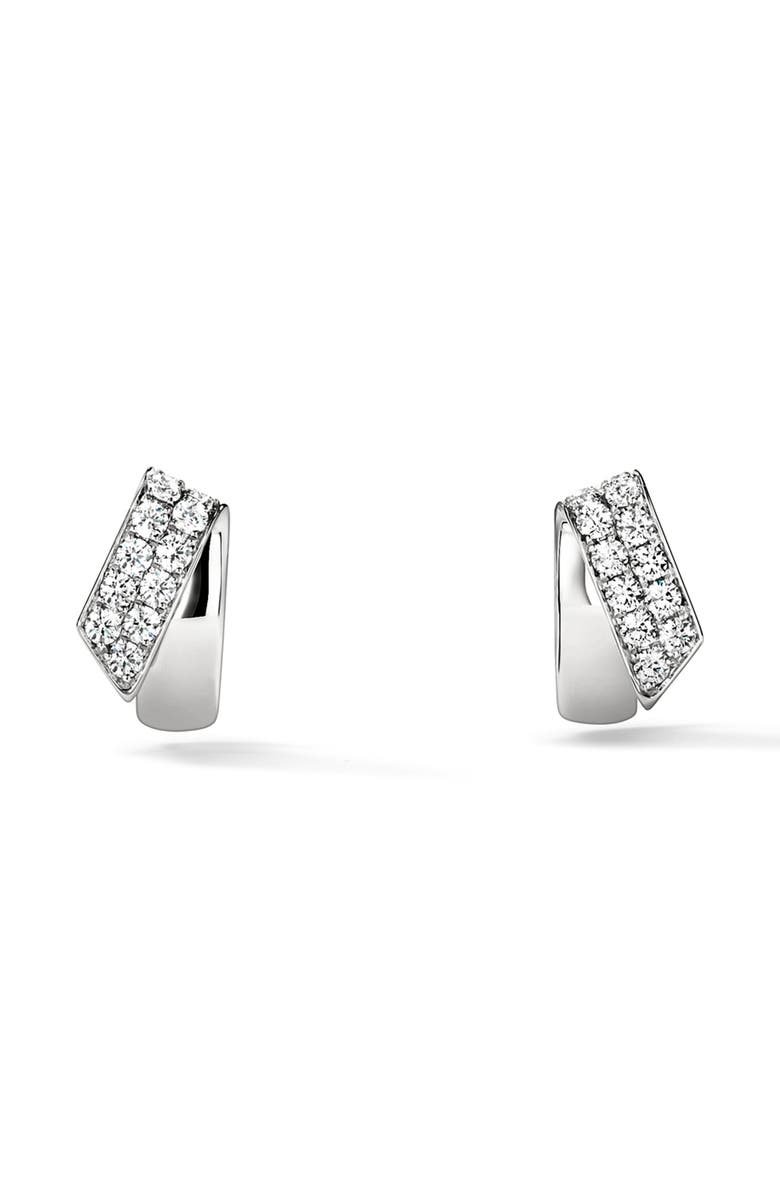 HEARTS ON FIRE INSIDE/OUT 18K Gold Diamond Flip Earrings, 0.40ct., Main, color, White Gold