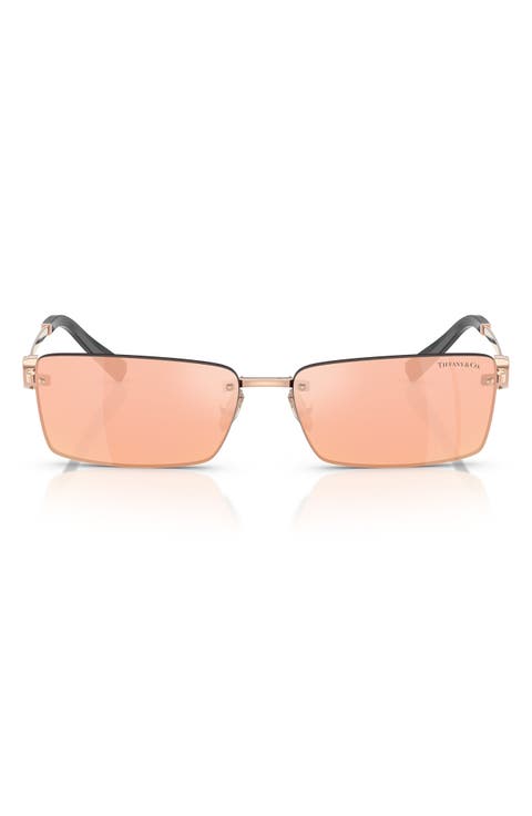 60mm Rectangular Sunglasses