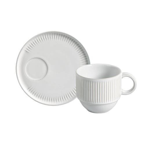 Porto Brasil Tea Cup Set Of 6 In White
