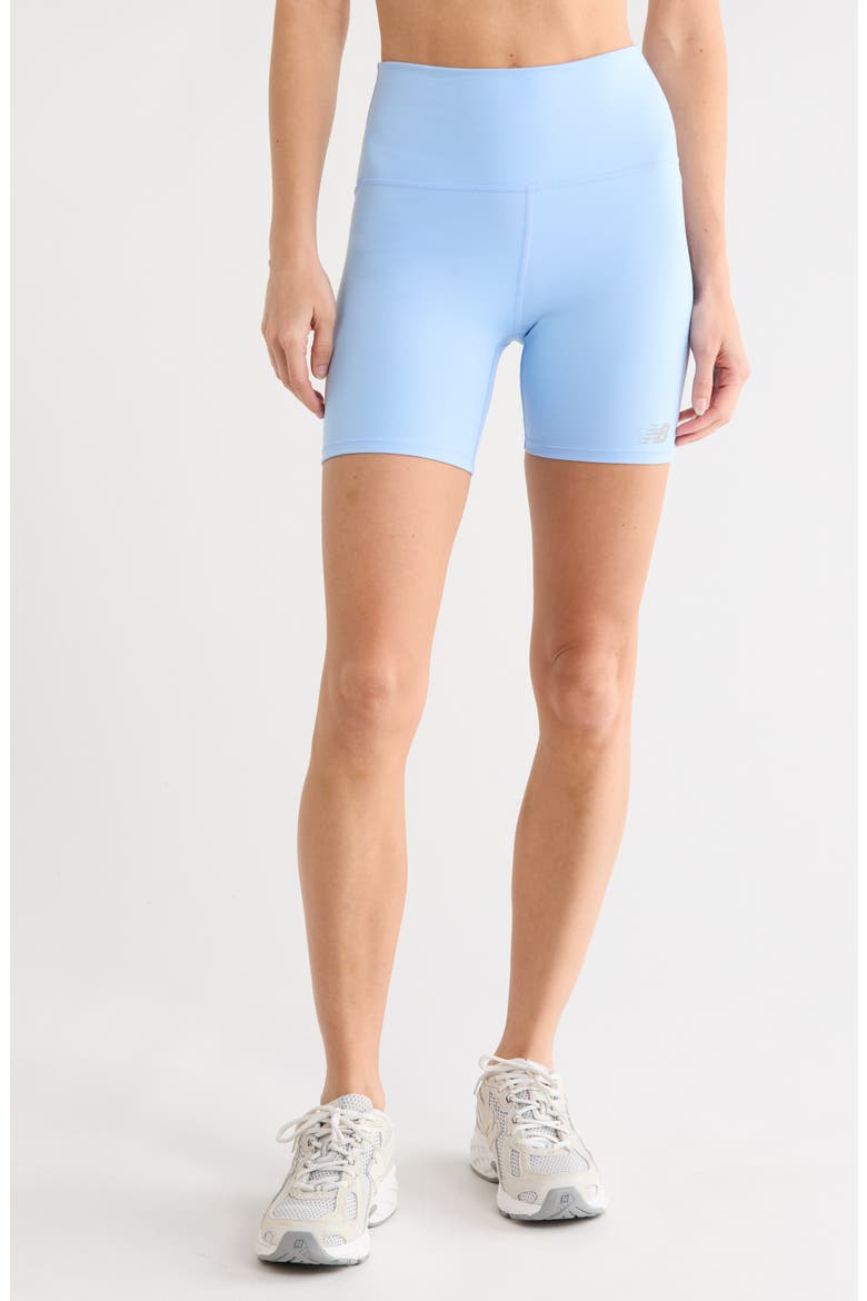 NB Harmony 6-Inch High Rise Performance Athletic Shorts, Main, color, BLUE