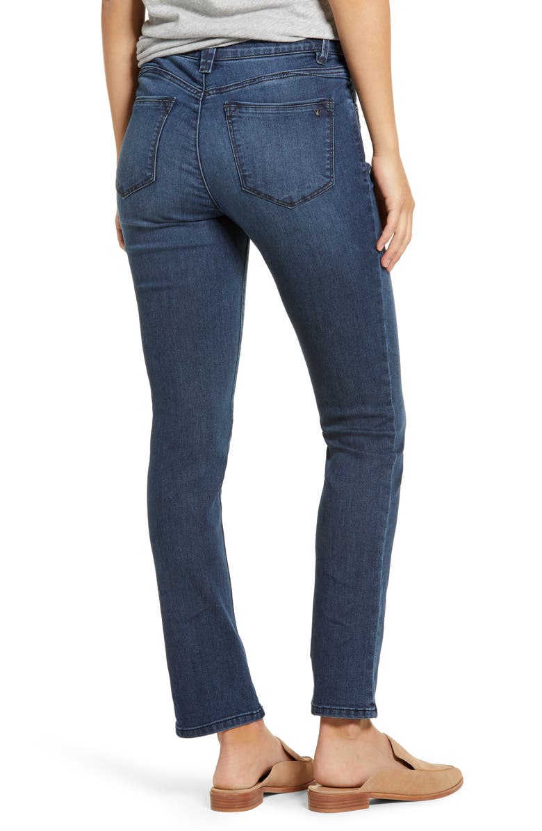 Wit & Wisdom Ab-Solution High Waist Ankle Straight Leg Jeans, Alternate, color,